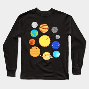 The Solar System Long Sleeve T-Shirt